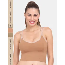 Amour Secret Pack of 2 Lightly Padded Sports Bra-picture-28