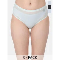 Amour Secret Pack Of 2 Mid-Rise Hipster Briefs P5002N-picture-25