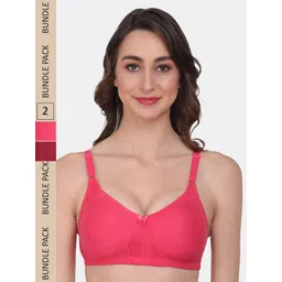 Amour Secret Pack Of 2 Non Padded & Non-Wired Seamless Everyday Bra-picture-18