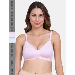 Amour Secret Pack of 2 Non-Wired Seamless T-shirt Bra-picture-14