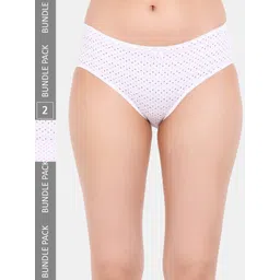 Amour Secret Pack Of 2 Printed Mid-Rise Leak-Proof Hipster Briefs-picture-26