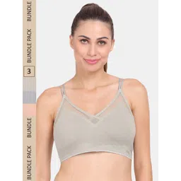 Amour Secret Pack of 3 Lightly Padded Anti Odour Sports Bra-picture-32