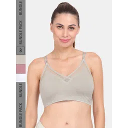 Amour Secret Pack of 3 Lightly Padded Anti-Odour Sports Bra-picture-20