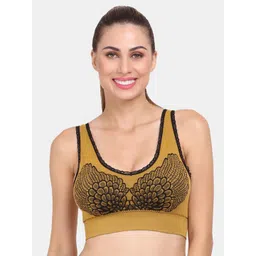 Amour Secret Pack of 3 Lightly Padded Anti-Odour Sports Bra S998_Blk_Gry_Ylw image 2