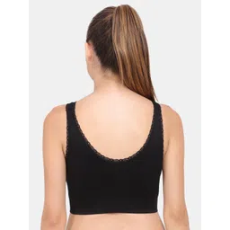 Amour Secret Pack of 3 Lightly Padded Anti-Odour Sports Bra S998_Blk_Gry_Ylw image 3