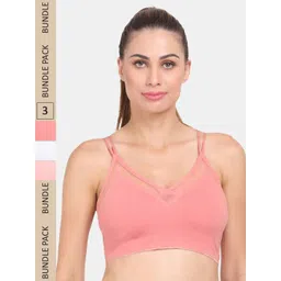 Amour Secret Pack of 3 Lightly Padded Workout Bra-picture-40