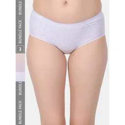 Amour Secret Pack Of 3 Mid Rise Hipster Briefs-picture-21