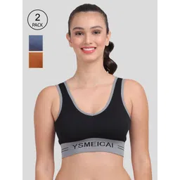 Amour Secret Pack Of 3 Women Lightly Padded Sports Bra-picture-15