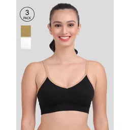 Amour Secret Women Pack Of 3 Lightly Padded Sports Bra S1015-picture-28