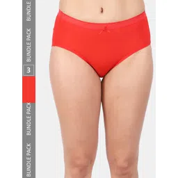 Amour Secret Women Pack Of 3 Mid Rise Anti-Bacterial Hipster Briefs-picture-41