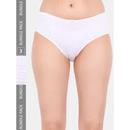 Amour Secret Women Pack Of 3 Printed Cotton Hipster Briefs P204_Blu_Mrn_Prl-picture-11