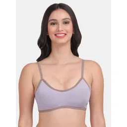 Amour Secret Women Purple Lightly Padded 3/4th coverage Sports Bra-picture-18