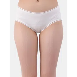 Amour Secret Women Self Design Anti Bacterial Mid-Rise Hipster Briefs- P701_Wht-picture-26