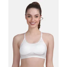 Amour Secret Women White Lightly Padded Sports Bra-picture-36