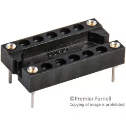 AMP - TE CONNECTIVITY DIP SOCKET, 4 POSITION, THROUGH HOLE, 6-6437529-1-picture-36