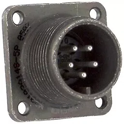 AMPHENOL INDUSTRIAL CIRCULAR CONNECTOR, RECEPTACLE, SIZE 14S, 5 POSITION, BOX, MS3102A14S-5P-image-30