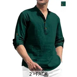 AMRIT TOP WEAR Men Pack of 2 Kurta-picture-17