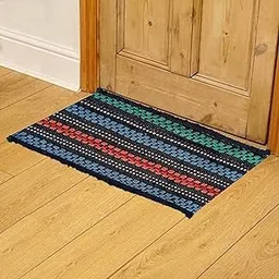 AMRO Beautility Needs Combo Offer Traditional Style Cotton Door Mat Set of 5 Pieces, Water Absorbent, Durable, Bedroom, Living Room, Kitchen, Bathroom - (38 X 58 cm) 7 Day Offer-picture-12