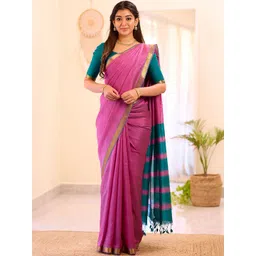 AMRUTKALA SAREES Woven Design Silk Cotton Designer Banarasi Saree-picture-31