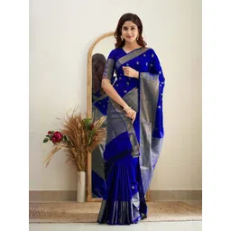 AMRUTKALA SAREES Woven Design Zari Banarasi Saree-picture-29