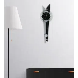 ams clocks Madison Gold Wood & Iron Pendulum Wall Clock-picture-30