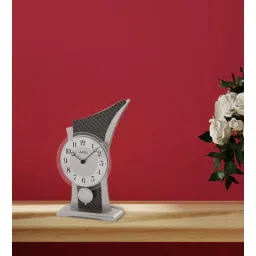 ams clocks SILVER Glass Table Clock-picture-34