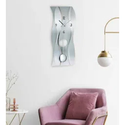 ams clocks Silver Square Analog Modern Clock With Quartz Movement-picture-26