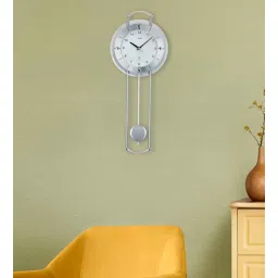 ams clocks White Round Analog Modern Clock With Quartz Movement-picture-32