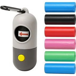 amso Baby Nappy Garbage Bag with LED Torch Diaper Bag Dispenser-picture-22