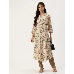 Amukti Beige Printed Kurta-picture-19