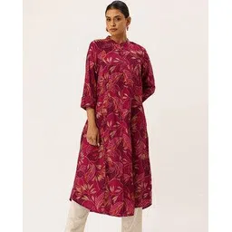 amukti Women Round Neck A-line Kurta-picture-23