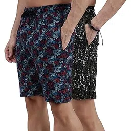 amul comfy Comfy Men Cotton Regular Print Bermuda Zipper (Colour and Print May Vary)-picture-22