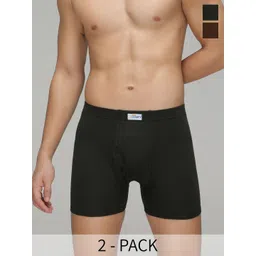 AMUL COMFY Men Pack Of 2 Cotton Trunks AC-TR-FCTRIE-MULTI3-S-2PC-picture-38