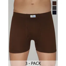 AMUL COMFY Men Pack Of 3 Assorted Trunks-image-40
