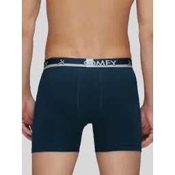 AMUL COMFY Men Pack of 3 Cotton Solid Mid Rise Trunk Set image 4