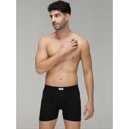 Amul Comfy Men Pack of 3 Multicolour Cotton Solid Trunk image 2