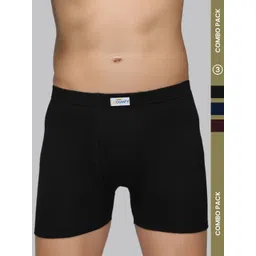 AMUL COMFY Men Pack Of 3 Multicolour Pure Cotton Trunk-picture-18