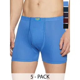 AMUL COMFY Men Pack Of 5 Assorted Trunks Comfy_Plain-Trunk-IE-5-75-picture-27