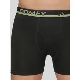 AMUL COMFY Men Pack of 5 Multicolor Cotton Solid Trunk image 5