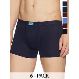 AMUL COMFY Men Pack Of 6 Assorted Trunks Comfy_Plain-Trunk-IE-6-75-picture-14