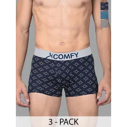 AMUL COMFY Men Pack Of 6 Printed Trunks Comfy_Printed-Trunk-OE-3-75-picture-35