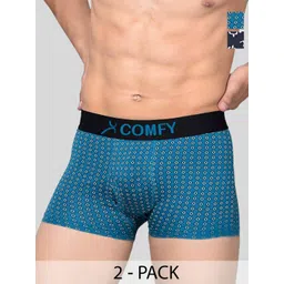 AMUL COMFY Pack Of 2 Printed Breathable Trunks-ACM101BTRNK-MULTI-80-PO2-picture-13