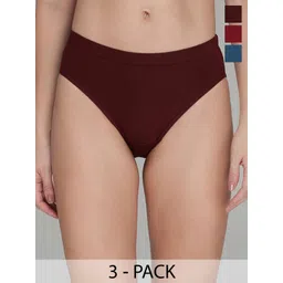 AMUL COMFY Pack Of 2 Pure Cotton Mid-Rise Hipster Briefs-picture-24