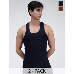 AMUL COMFY Pack Of 2 Pure Cotton Undershirt Innerwear VestsAC-CVESTRN-LB-NY-S-2PC-picture-19