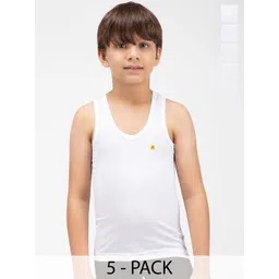 AMUL COMFY Pack of 5 Cotton innerwear  Vest AC-SRN-VE-WHT-60-5PC-picture-44
