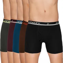 amul comfy Pack of 5 Solid Men Trunk-picture-11