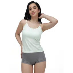 Amul Comfy Women's Cotton LightColor Plain/Solid Slips with Adjustable Straps - Pack of 4-picture-40