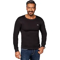 Men's Parka Round Neck Full Sleeve Top|Super Combed Cotton Rich Regular Fit Body Warmer Thermal Top | Soft, Breathable & Naturally Insulated Winter Thermal Undershirt Top-image-9