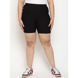 Amydus Women Plus Size High-Rise Shorts-picture-21