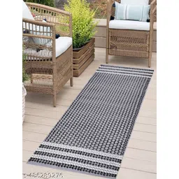 ANA Grey & Black Woven Floor Runners-picture-34